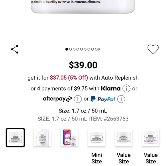 NWT KIEHLS ULTRA FACIAL CREAM MOISTURIZER - Picture 3 of 15